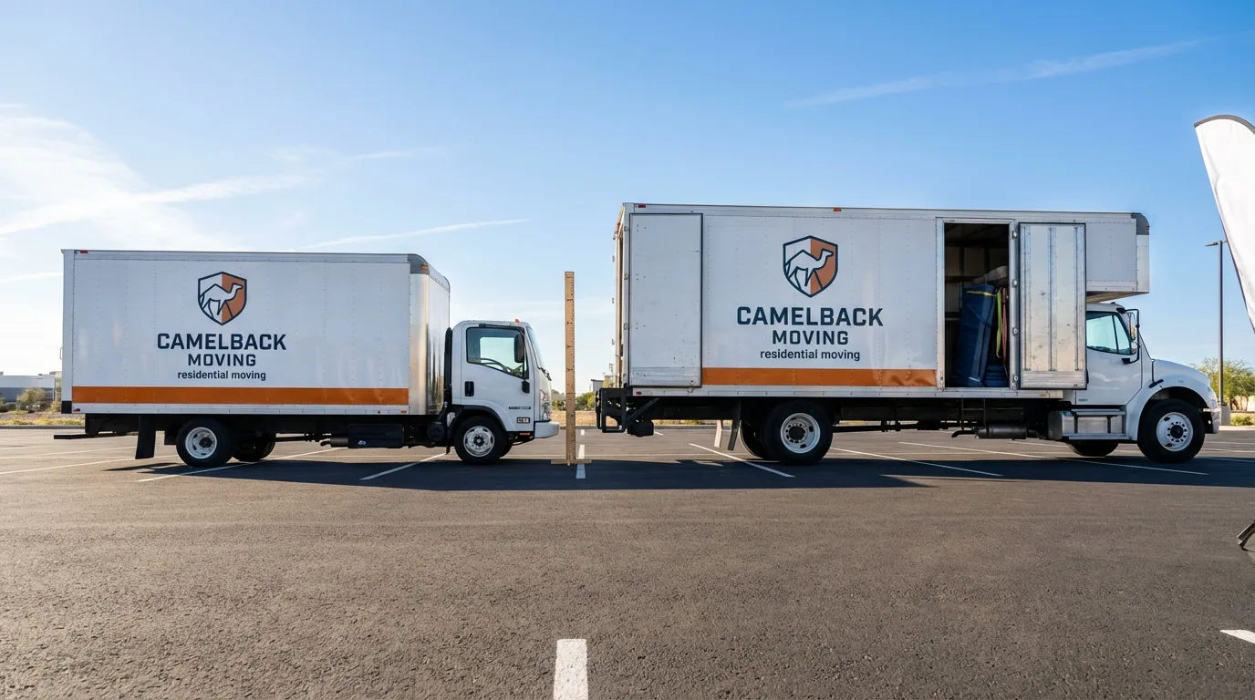 Moving truck size capacity guide in Whitley City